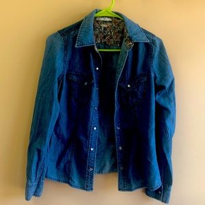 Jean blouse blue